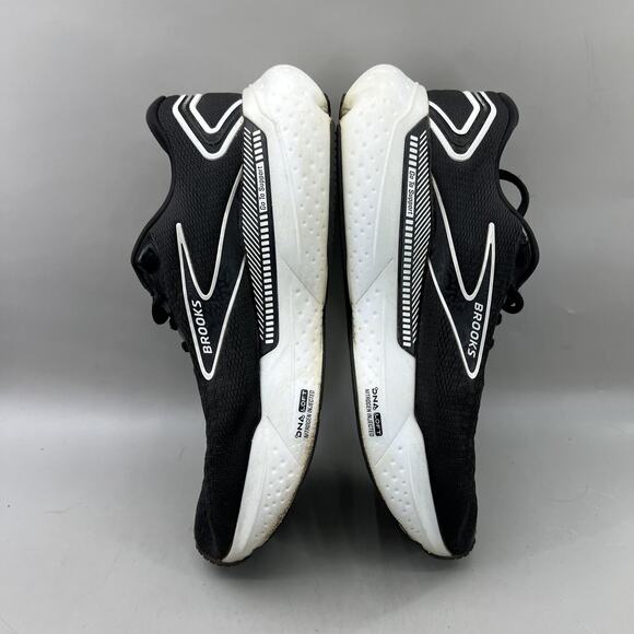 Brooks Glycerin GTS 20 Running Shoes Women Size 8‎ Black White Comfort Sneakers - Picture 6 of 9